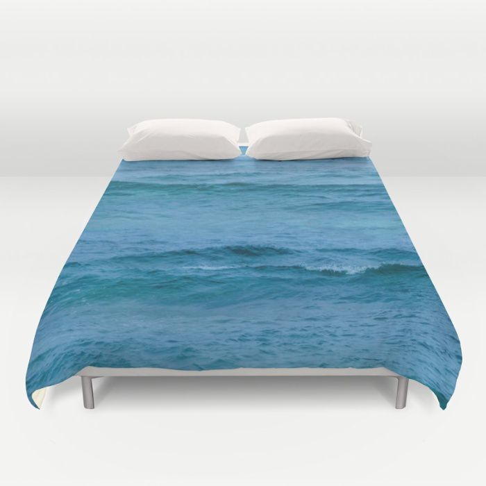 Deep turquoise ocean water Duvet Cover