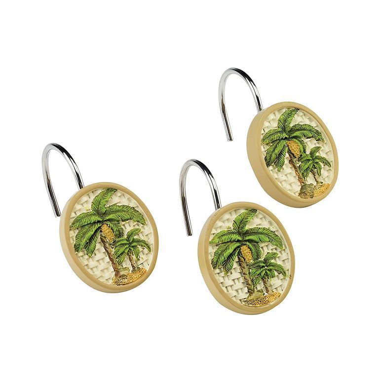 10+ BEST OCEAN, BEACHY and TROPICAL Hooks for Bathroom Shower Curtains