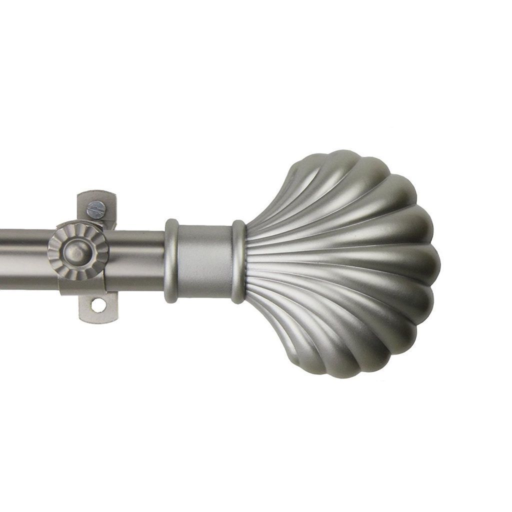TOP5 CURTAIN RODS with beachy finials