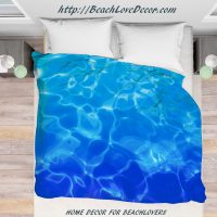 Deep Blue sea duvet cover, ocean duvet cover, 4 sizes