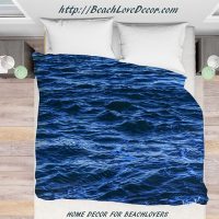Indigo ocean duvet cover, 4 sizes