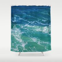 Turquoise ocean Shower Curtain, 71x74 inch
