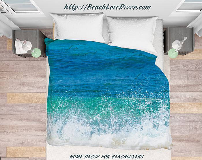 Tropical Ocean Water Duvet Cover 4 Sizes Beachlovedecor Com