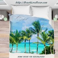 Miami palms duvet cover, tropical duvet cover, 4 sizes