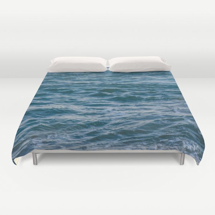 Blue ocean Duvet Cover (DPO2) – Beachlovedecor.com – Modern and Beach ...