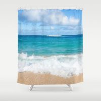 Ocean waves Shower Curtain, 71x74 inches