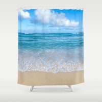 Hawaiian beach Shower Curtain, 71x74 inches