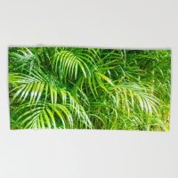 Palm leaves towel - hand, bath and beach sizes