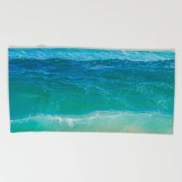 Turquoise Sea towel - hand, bath and beach sizes