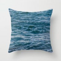 Sea water pillow cover, Hawaii, cotton, surf, ocean, coastal, beach house decor, decorative pillow case, sea, ocean bedding, 5 sizes