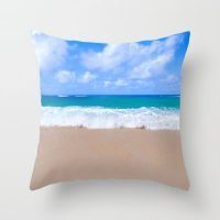 Taupe beach pillow cover, cotton, surf, ocean, coastal, beach house decor, decorative pillow case, sea, ocean bedding, 5 sizes