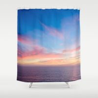 Ocean sunset Shower Curtain, 71x74 inches