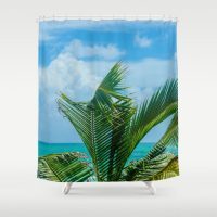 Miami Palm Shower Curtain, 71x74 inch