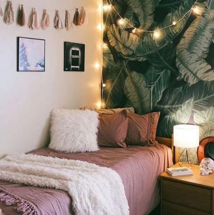 Beach Dorm Room Decorating Ideas WALL TAPESTRY LIGHTS GARLAND