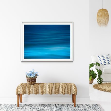 Mystic blue sea Abstract ocean Fine Art Print, Wall Art, beach wall