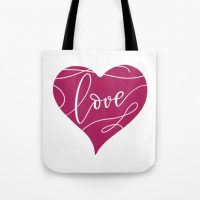 Valentine's day tote bag-16, Valentine's day gift for her, wedding gift, anniversary gift, 3 sizes