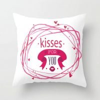 Valentine's day Pillow Cover-18, Valentine's gift for her, wedding gift, anniversary gift, cushion, 5 sizes