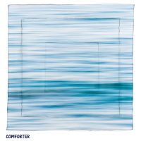 Coastal Abstract Ocean coastal style comforter, ocean, sea, bedding, coastal style, twin king queen sizes, beach house decor