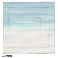 Coastal Abstract sea coastal style comforter, ocean, sea, bedding, coastal style, twin king queen sizes, beach house decor