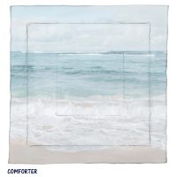 Coastal comforter, ocean, sea, bedding, coastal style, twin king queen sizes, beach house decor