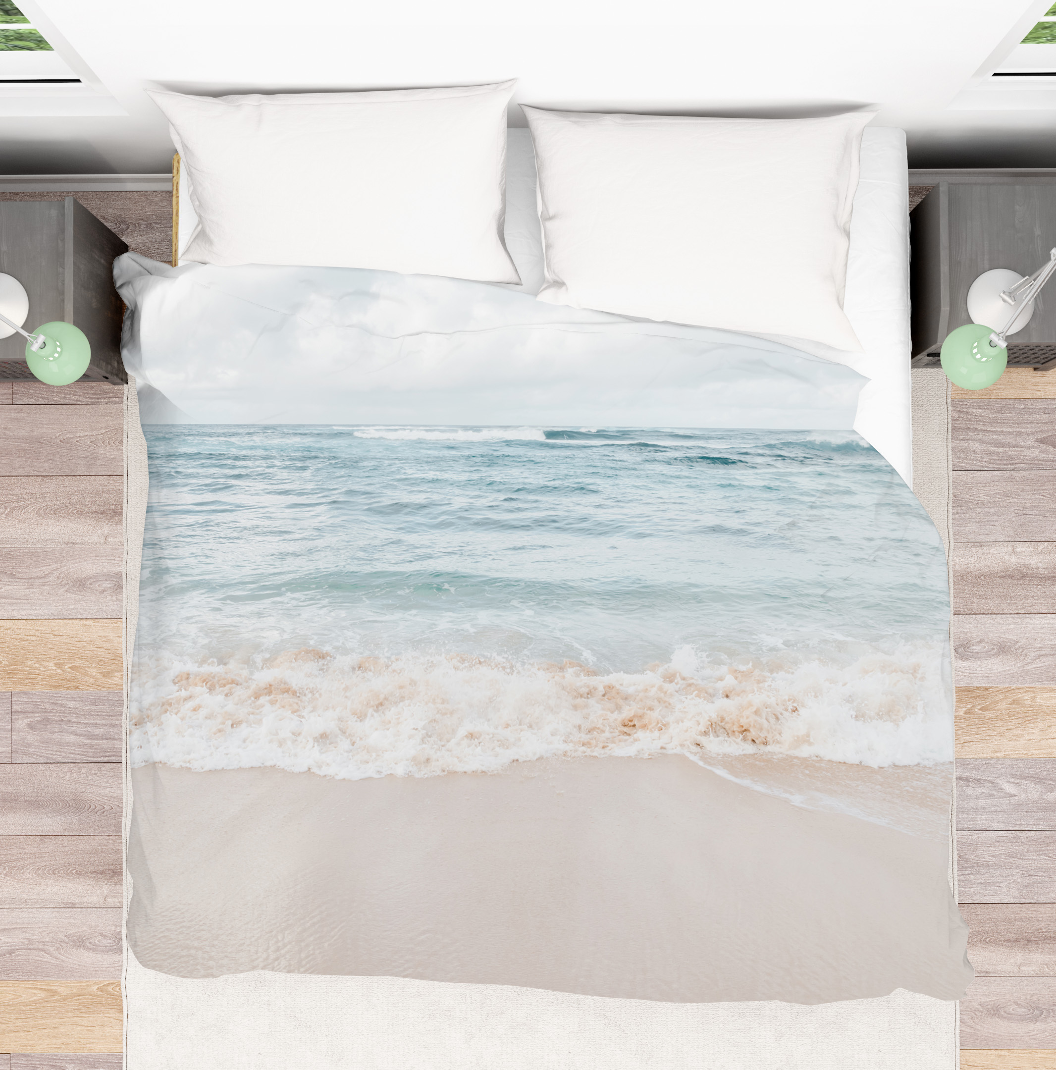 Coastal Comforter 7 Serene Ocean Sea, Coastal Duvet Covers King