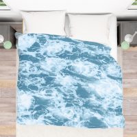 Marble sea ocean water Duvet Cover, ocean duvet, coastal bedding, tropical beach house decor, 4 sizes