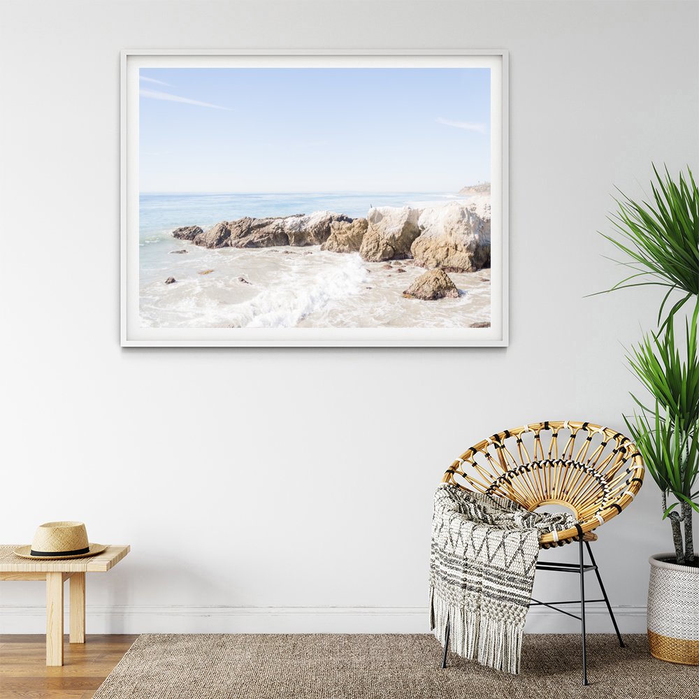 Leo Carrillo Beach in Malibu-2, Horizontal Print, beach house decor ...
