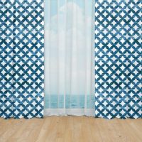 Deep Blue ocean window curtains - 9