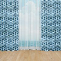 Deep Blue ocean window curtains - 11