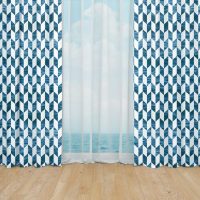 Deep Blue ocean window curtains - 13
