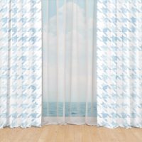 Coastal window curtains 3, light water collection