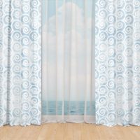 Coastal window curtains 2, light water collection