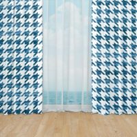 Deep Blue ocean window curtains - 4