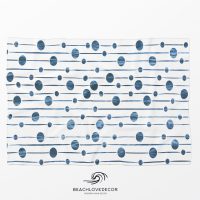 Deep Blue Ocean Fleece Throw Blanket 10, extra soft and warm