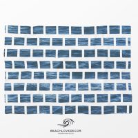 Deep Blue Ocean Fleece Throw Blanket 14, extra soft and warm