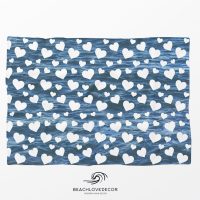 Deep Blue Ocean Fleece Throw Blanket 17, extra soft and warm