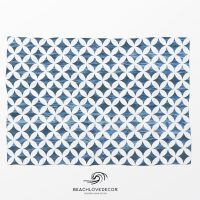 Deep Blue Ocean Fleece Throw Blanket 25, extra soft and warm