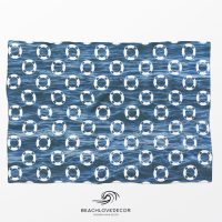 Deep Blue Ocean Fleece Throw Blanket 29, extra soft and warm
