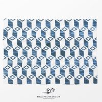 Deep Blue Ocean Fleece Throw Blanket 5, extra soft and warm