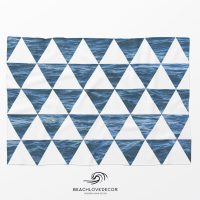 Deep Blue Ocean Fleece Throw Blanket 9, extra soft and warm
