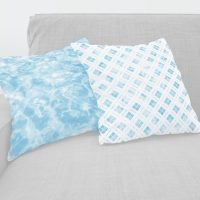 Light Blue Ocean pillow covers set - 4, sea cushions set, blue ocean pillow cases set