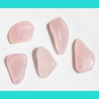 ROSE QUARTZ SET/natural stone set