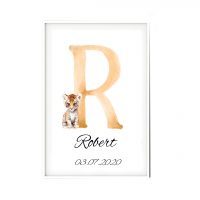 PERSONALIZED LETTER/Kids room nursery prints