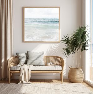 COASTAL AND BEACH WALL ART – SQUARE