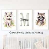 WOODLAND / FOREST ANIMALS COLLECTION - SET OF 1,2 OR 3 PRINTS