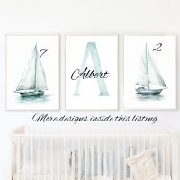 SAILBOATS AND YACHTS COLLECTION - SET OF 1,2 OR 3 PRINTS