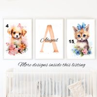 CUTE KITTENS AND PUPPIES COLLECTION - SET OF 1,2 OR 3 PRINTS