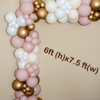 Rectangle Organic Balloon Arch Rental - from 6 ft x 6 ft