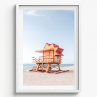 MIAMI COASTAL WALL ART - MCA19 - CANVAS, METAL and PRINTS COLLECTION (vertical)