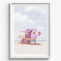 MIAMI COASTAL WALL ART - MCA2 - CANVAS, METAL and PRINTS COLLECTION (vertical)